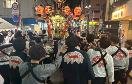 神輿還御の様子02